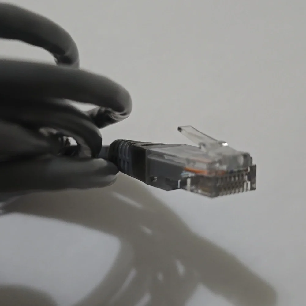 Grey Ethernet Cable ~6 Feet 6 inches
